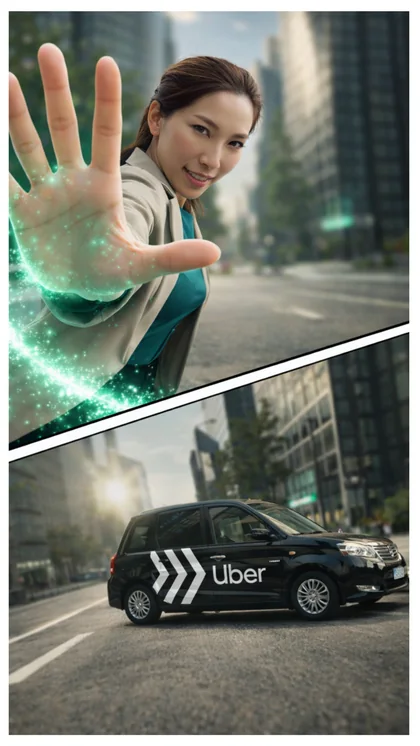 X × Uber Japan · AR capture 3